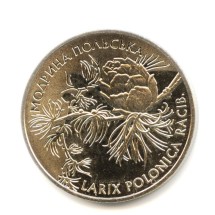 2 гривны 2001 год Модрина польская1